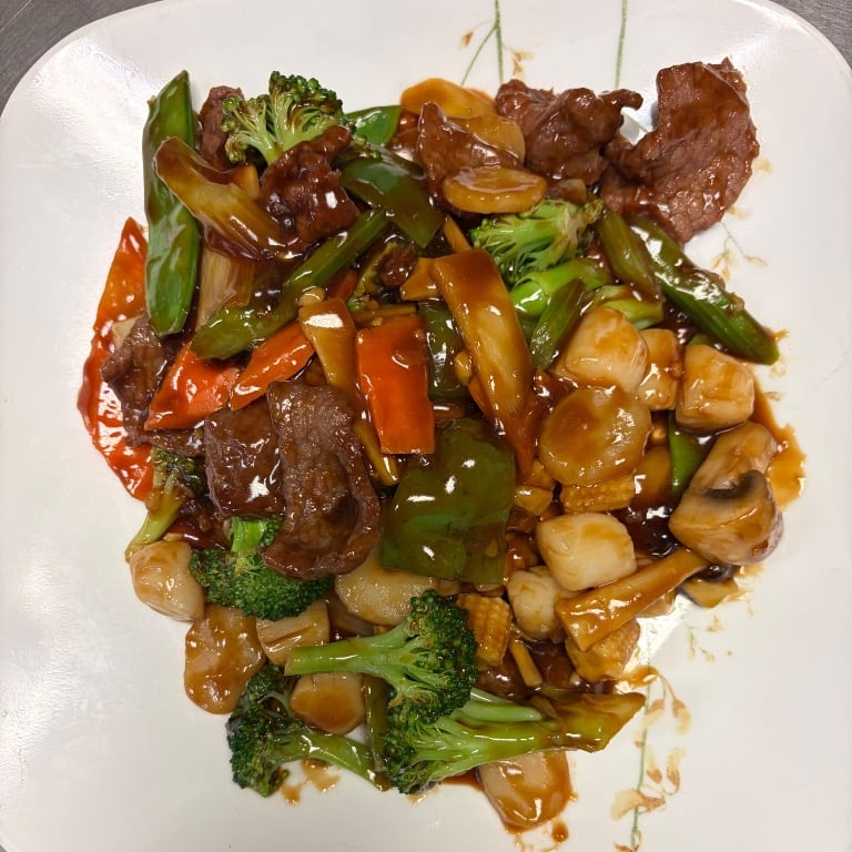 S13. Beef and Scallops 干贝牛