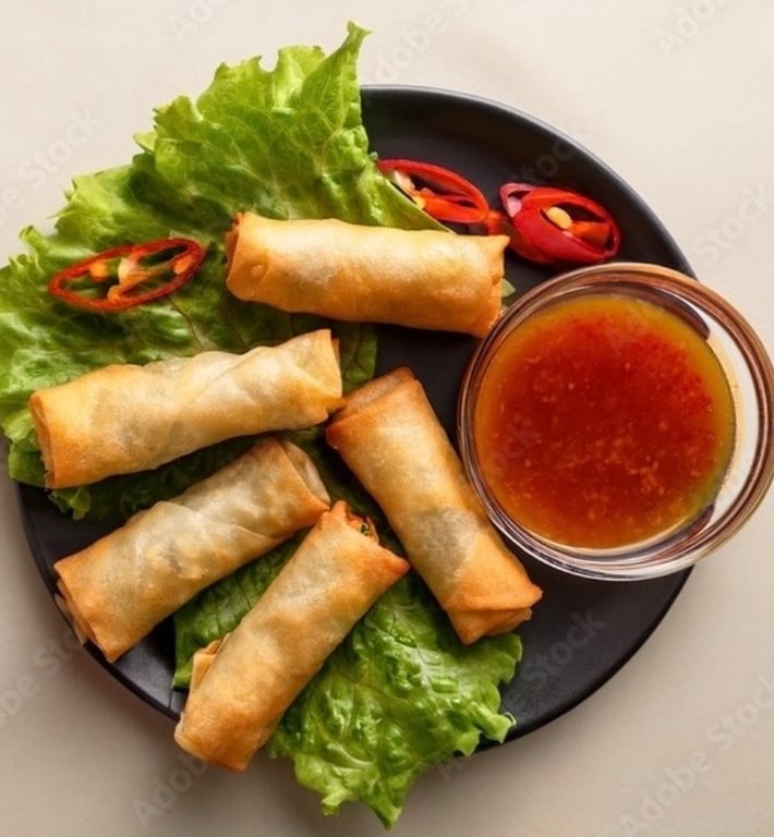 3. 虾卷<br>Shrimp Spring Roll (2)