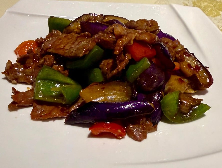 43. Eggplant w. Beef