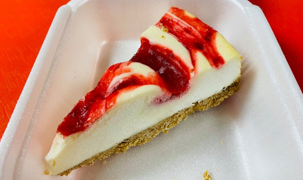 Strawberry Swirl Cheesecake