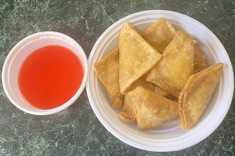 6. Fried Cheese Wonton (8)