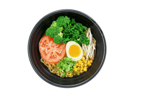 Vegetarian Tomato Ramen青菜西红柿拉面