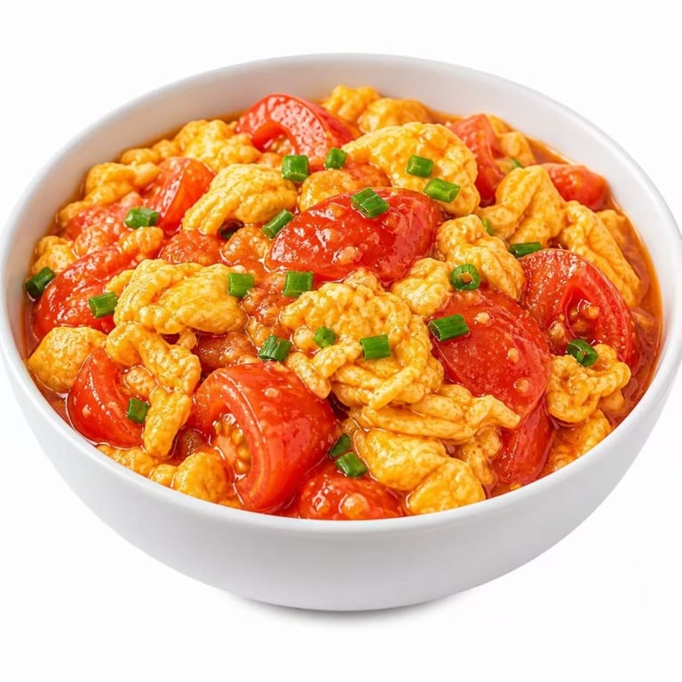 Sweet Tomato & Scrambled Eggs