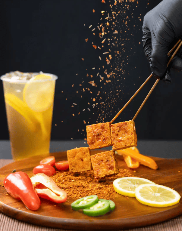 Crispy Tofu Skewer (2) 香炸豆腐串