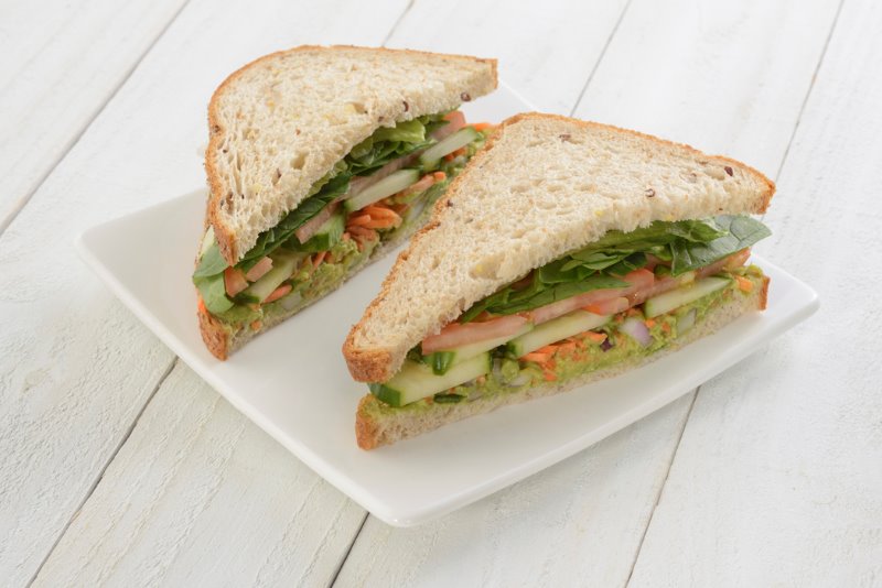 Avocado & Cucumber Sandwich Image
