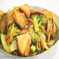 C5 Pork w. Mixed Veg Combo什菜叉烧