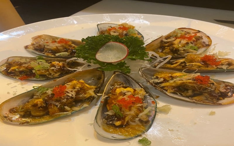 Baked Mussels