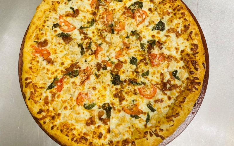 Chicken Bacon Ranch Pizza