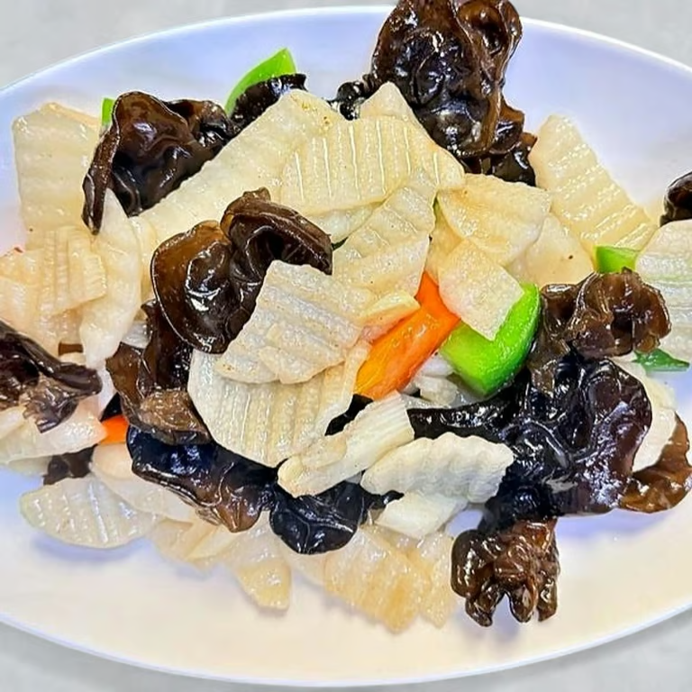 山药木耳 Stir-Fried Yam Fungus
