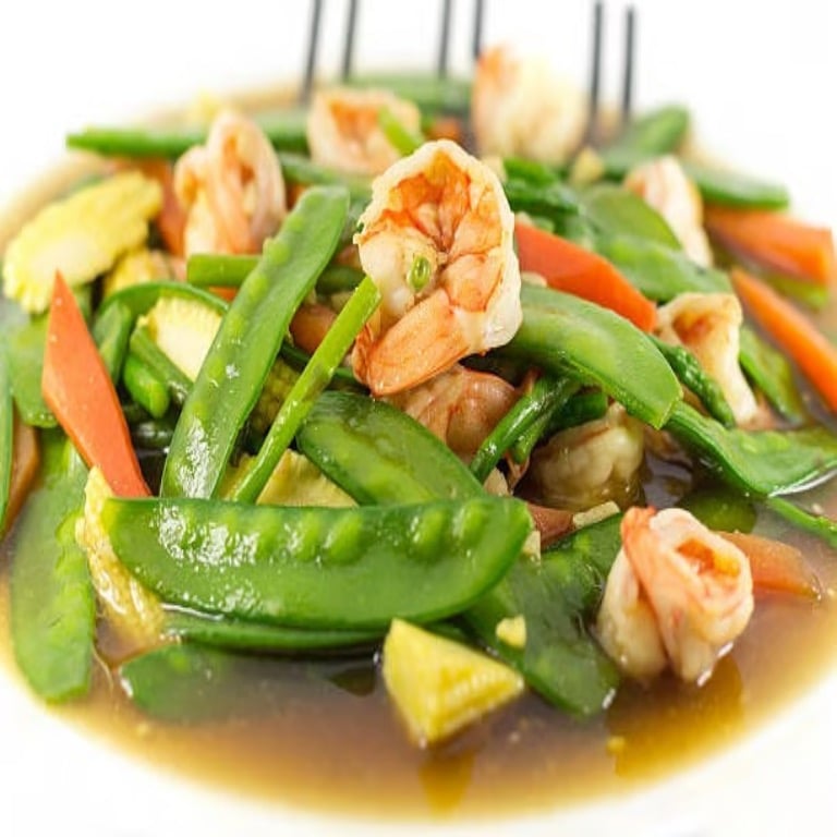 502. Shrimp w. Snow Peas