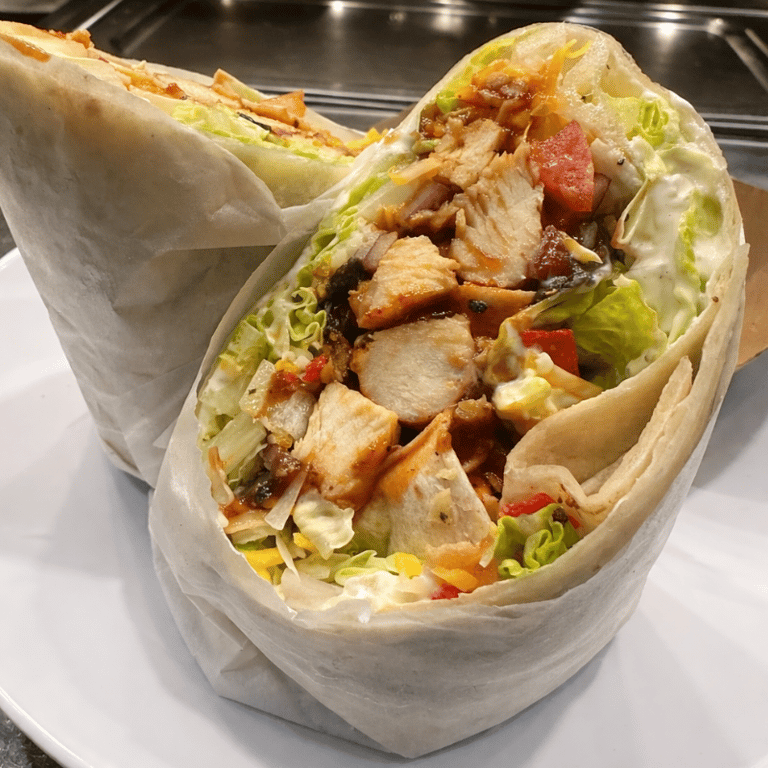 Santiam BBQ Chicken Wrap