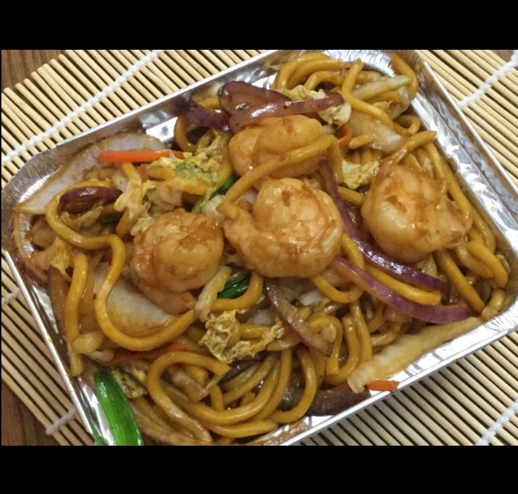 Shrimp Lo Mein 虾捞面