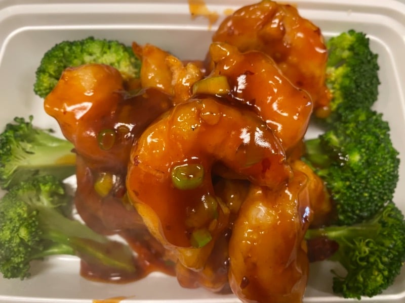 左宗虾 General Tso's Shrimp