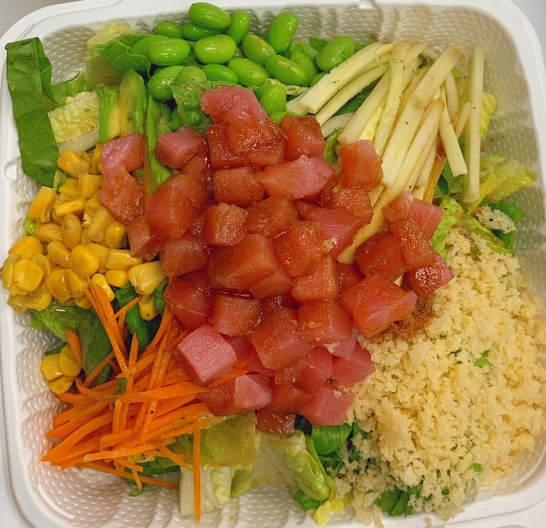 9. Raw Tuna Rice Bowl