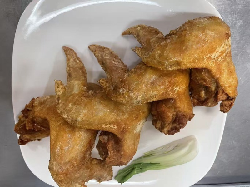 H7. Fried Whole Chicken Wings. (4 pcs)