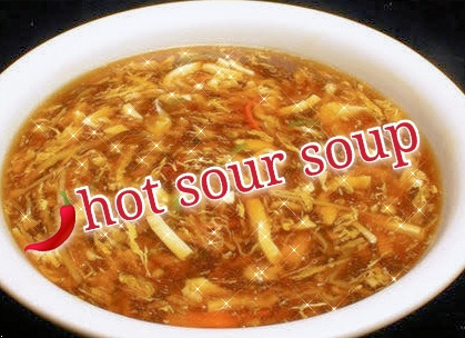 酸辣汤 17. Hot & Sour Soup