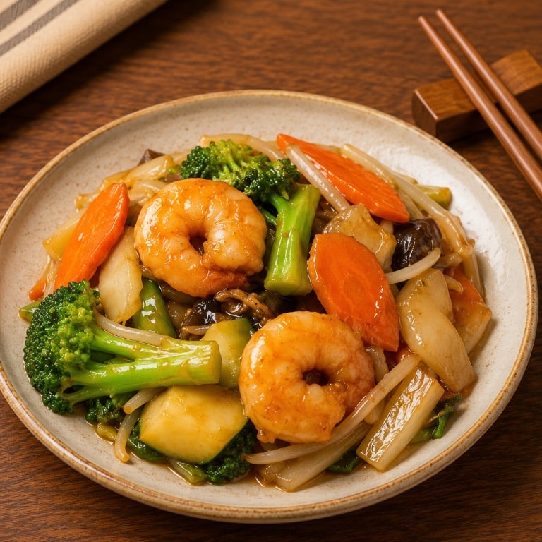 Shrimp Chop Suey 虾杂碎