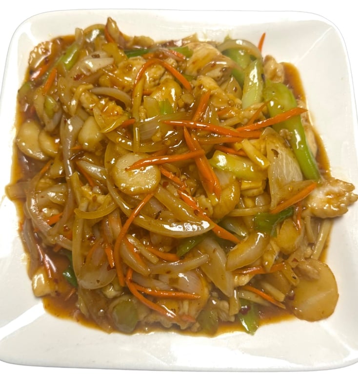Chicken with Garlic Sauce