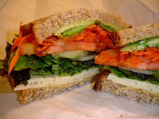 COLD VEGETARIAN Sandwich w/ Choice Side/Snack Image