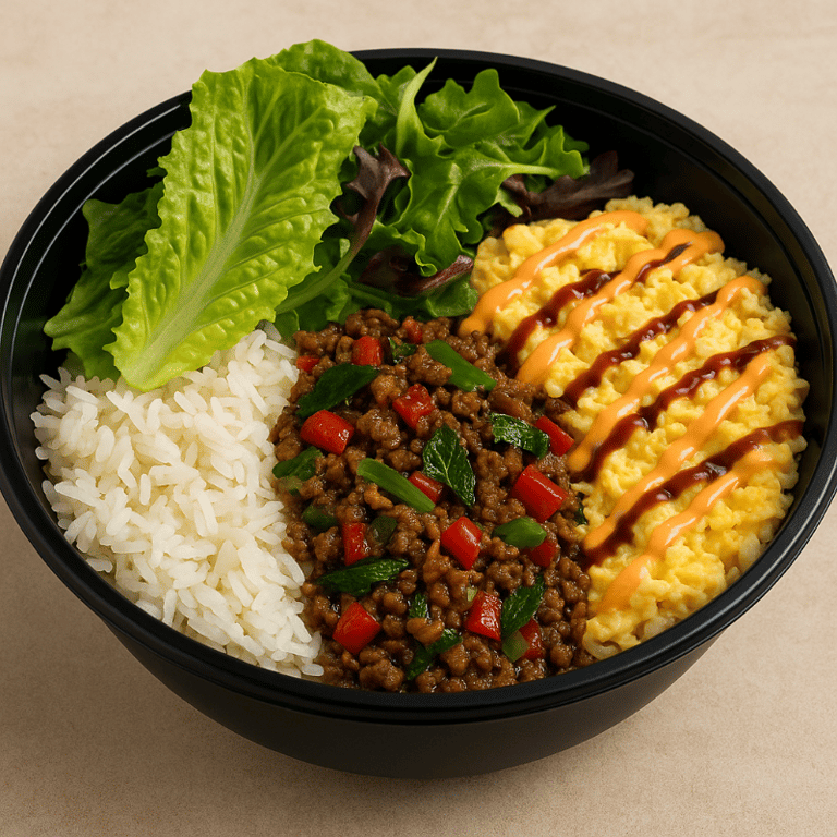 🍚 Beef Ka Prow Rice Bowl