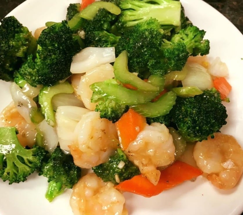 Brocolli Shrimp Image