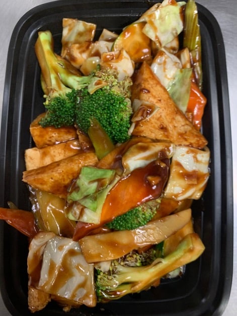 34. 白菜豆腐 Tofu w. Chinese Vegetable