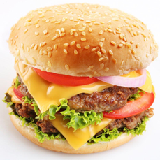 Build Your Own Burger (100% All Beef) w/ Choice Snack Image