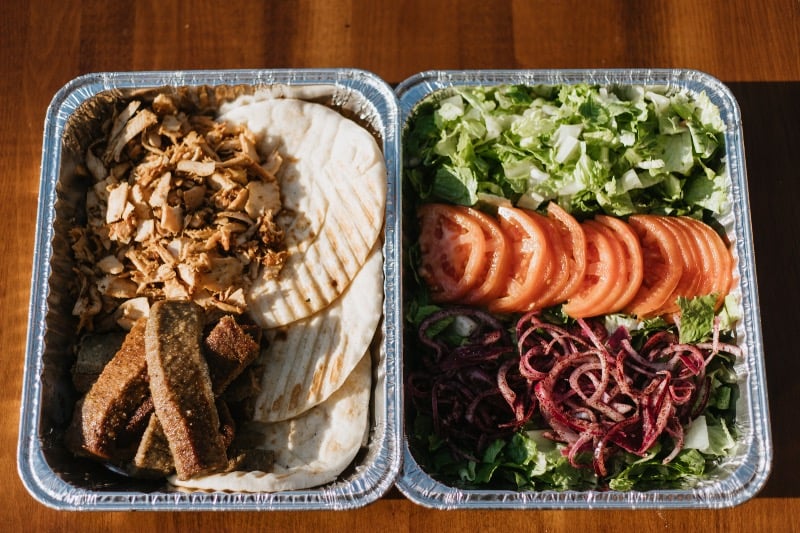 Protein Pita Platter