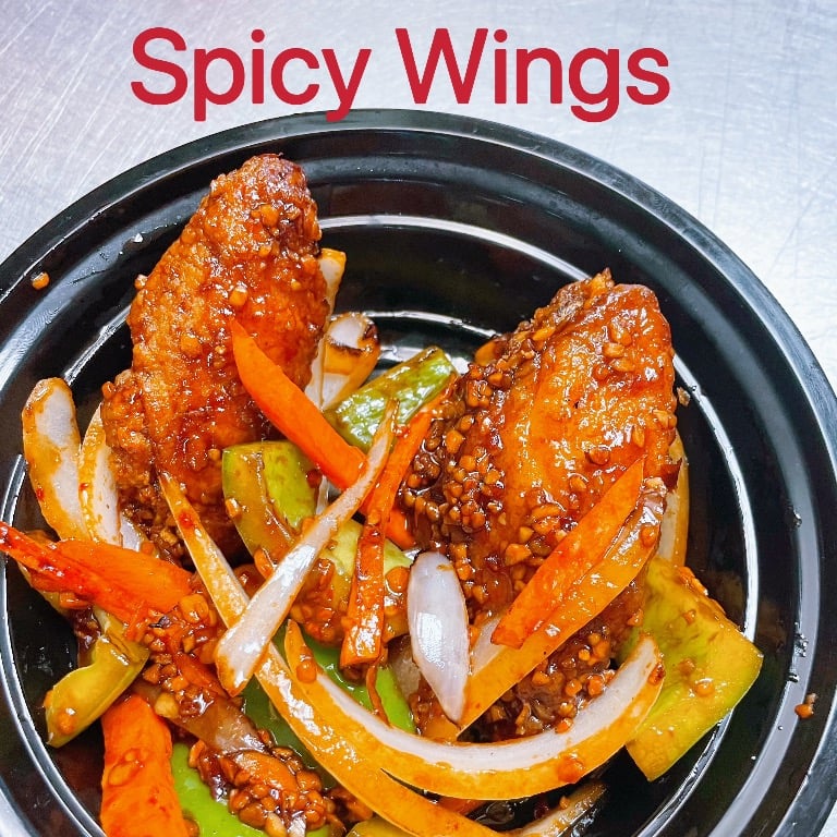 12f. 辣鸡翅 Spicy Wing (8)