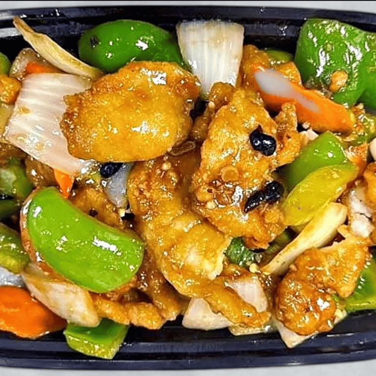 S6. 豆豉鱼片 Fish Fillet with Black Bean Sauce