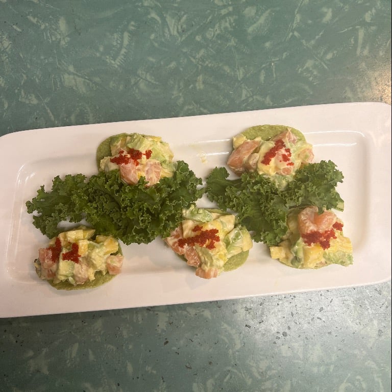 Salmon Mango Avocado Taco (5pc)