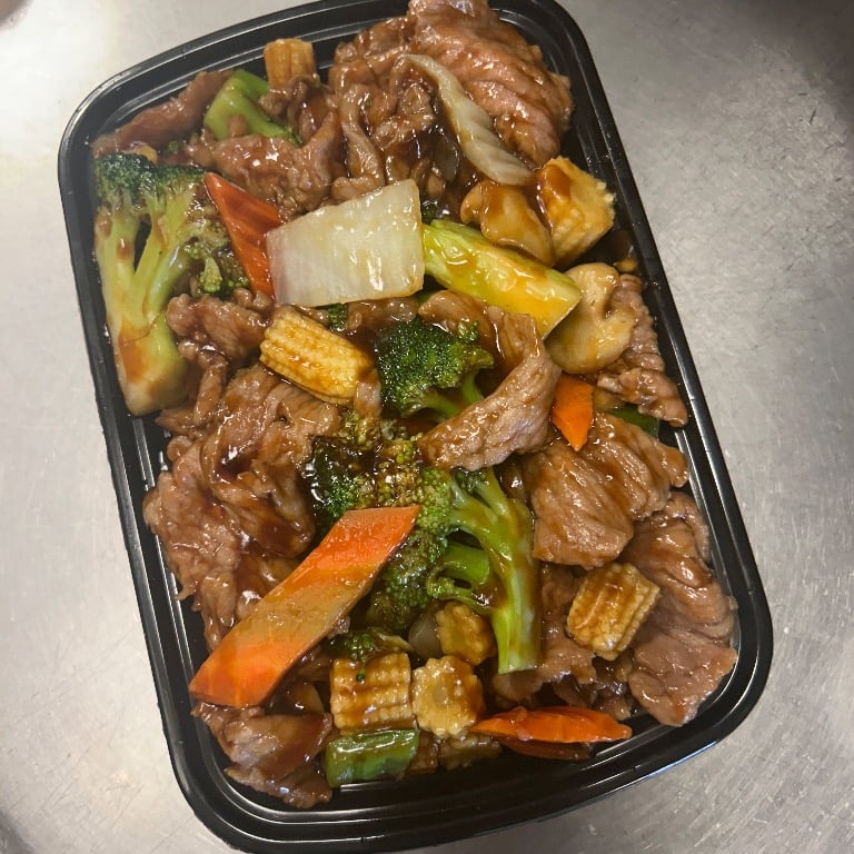 什菜牛<br>92. Beef w. Mixed Vegetables