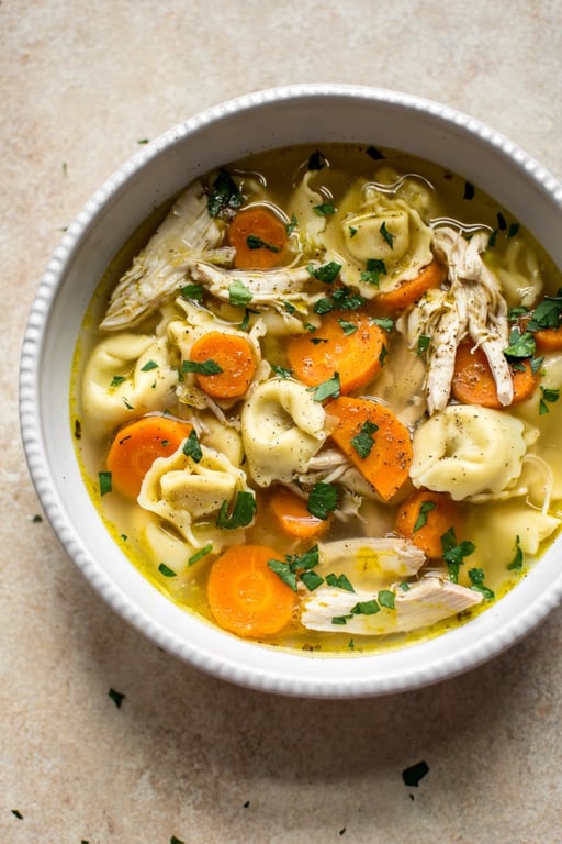 Chicken Tortellini Soup