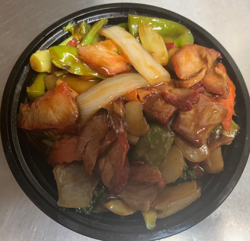 鱼香肉 <br>  Pork with Garlic Sauce