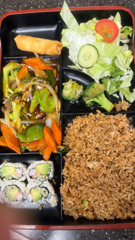 Vegetable Teriyaki Bento Box