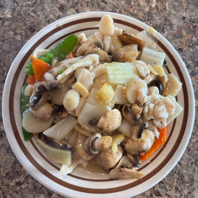 32. 蘑菇鸡片 Moo Goo Gai Pan