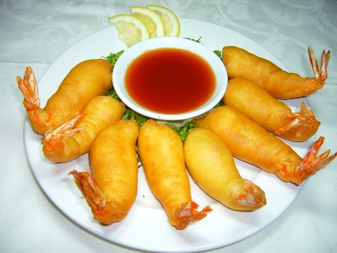 115. 酸甜虾 Sweet & Sour Shrimp