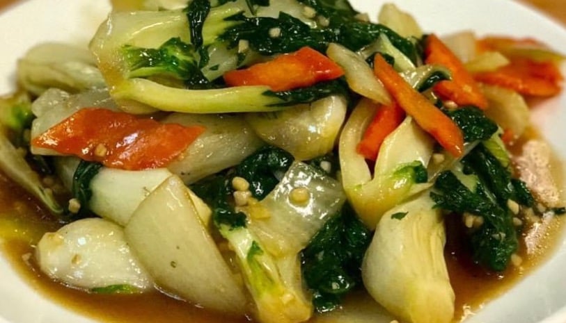 Bok Choy in Garlic Sauce