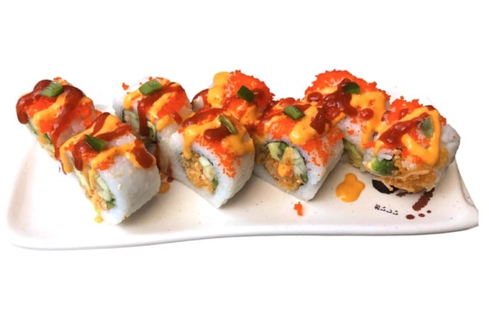 J104. Flaming Cali Roll