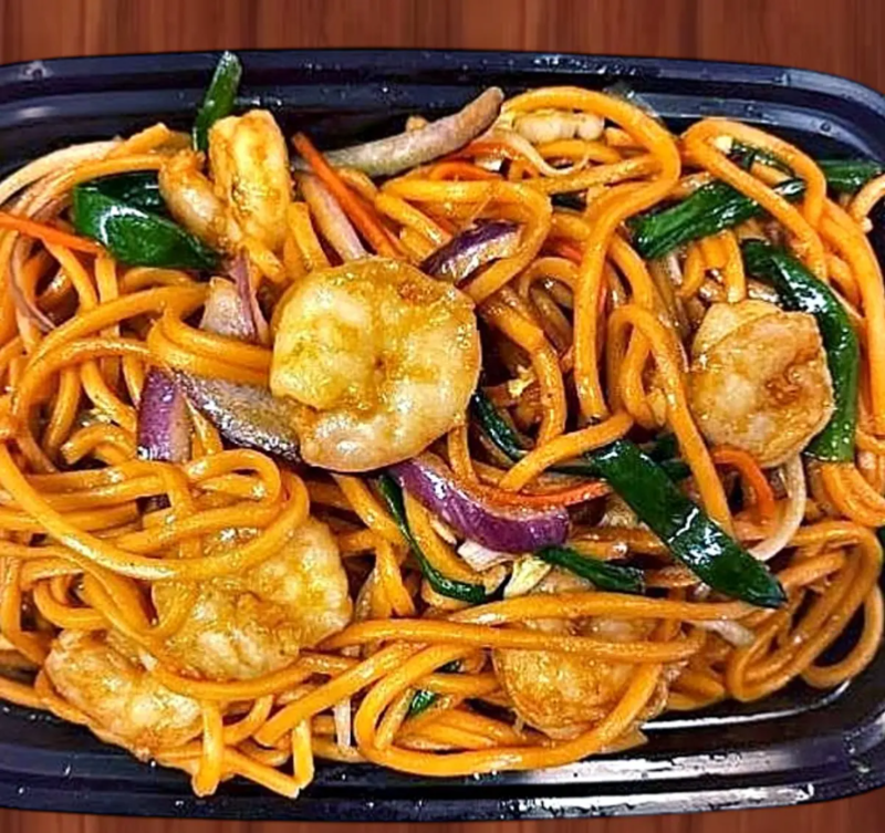 17. 虾仁炒面 Shrimp Chow Mein