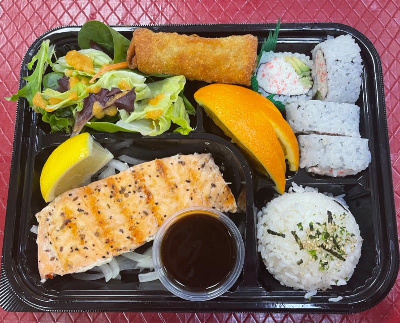 Teriyaki Salmon Bento Box Image