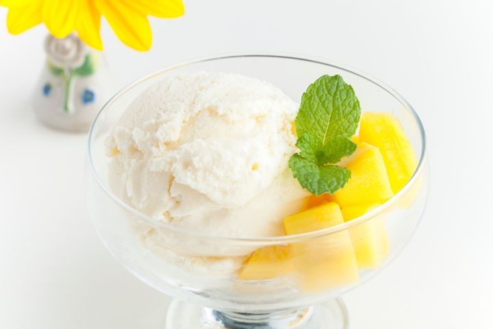 Ice Cream w. Sweet Sticky Rice