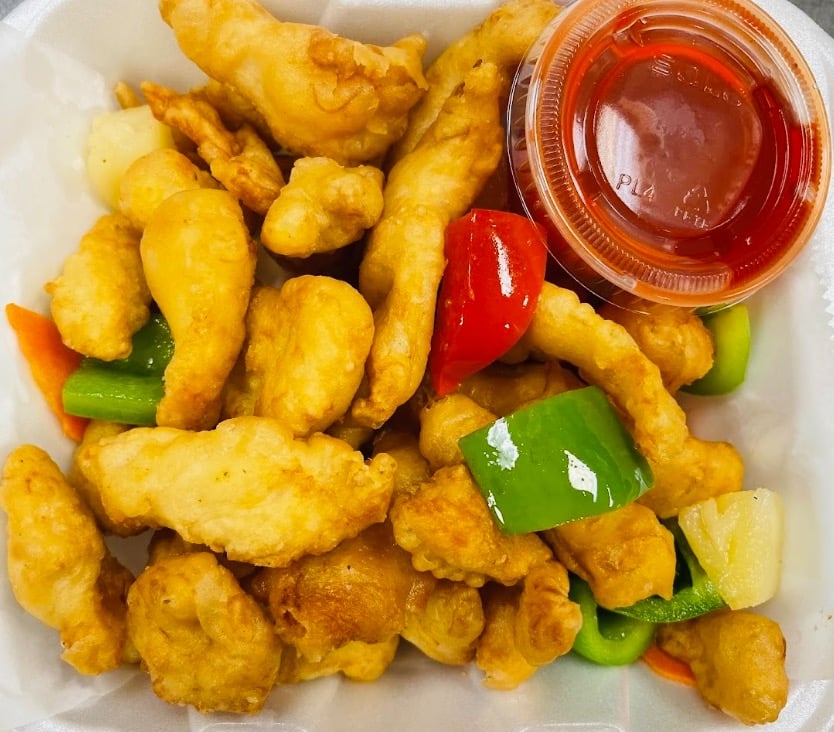 C5.  Sweet & Sour Chicken 甜酸鸡