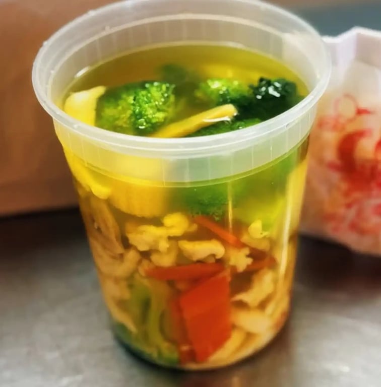 20. Chicken w. Vegetable Soup