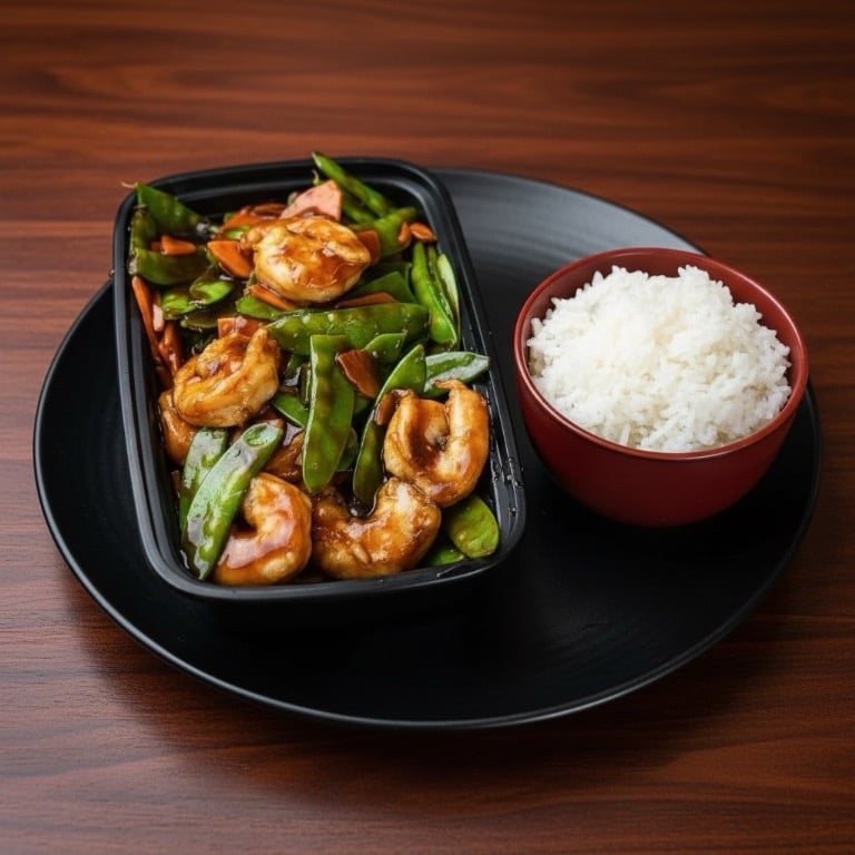 80. Shrimp w. Snow Peas