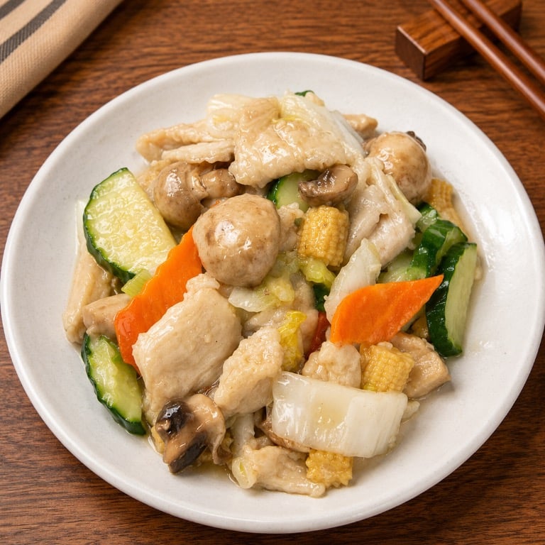 Moo Goo Chicken 蘑菇鸡片