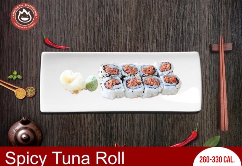 * Spicy Tuna Roll (8 pcs)