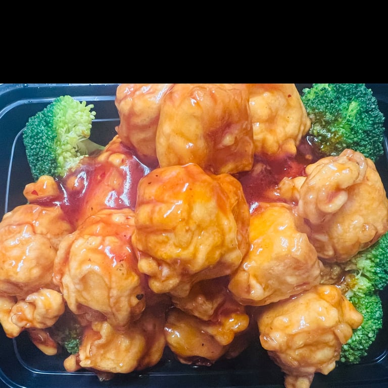 7. 左宗豆腐<br> General Tso's Tofu