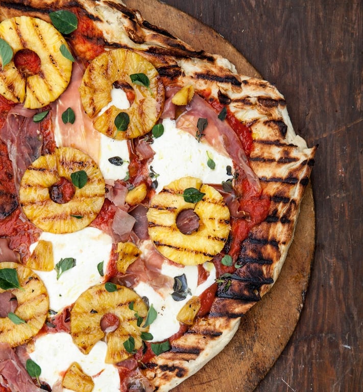 Prosciutto & Pineapple Pizza Image