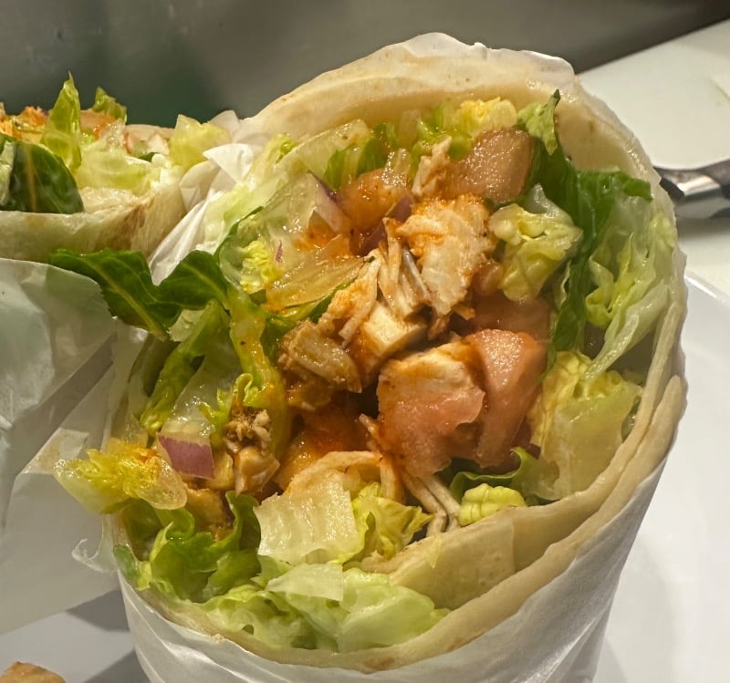Buffalo Blue Chicken Wrap